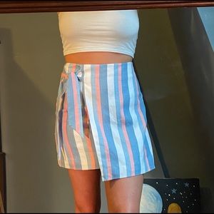 Stripped Skort